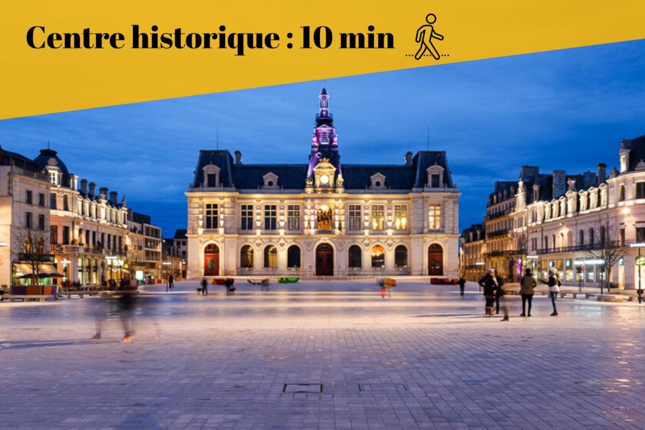 Le Duplex By Goodbnb - Proche Gare - 15Min Futuroscope ปัวติเยร์ ภายนอก รูปภาพ